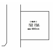 豊川市赤坂台 売土地 区画図