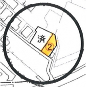 倉敷市西阿知町（西阿知駅　近いです） 売土地 区画図