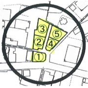倉敷市児島田の口１丁目（全5区画：販売開始～） 売土地 区画図