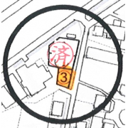 倉敷市西阿知町西原（エブリィ近く、残り１区画のみ） 売土地 区画図