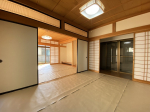 上田市諏訪形の二間続きの和室、そして広縁のある中古住宅が内外装リフォーム完了済みです。