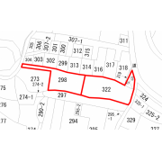 熊本市西区花園6丁目8-55 他一筆 売土地 全体区画図