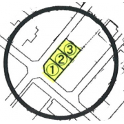 浅口市寄島町（全３区画～寄島小学校徒歩5分～） 売土地 区画図