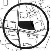 総社市久米（南向き・公園、コンビニ近く） 売土地 区画図