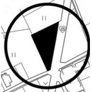 岡山市北区下足守（国道沿いです。資材置き場・駐車場に適しています） 売土地 案内図
