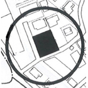総社市南溝手（大幅値下げしました：敷地広々130坪） 売土地 区画図